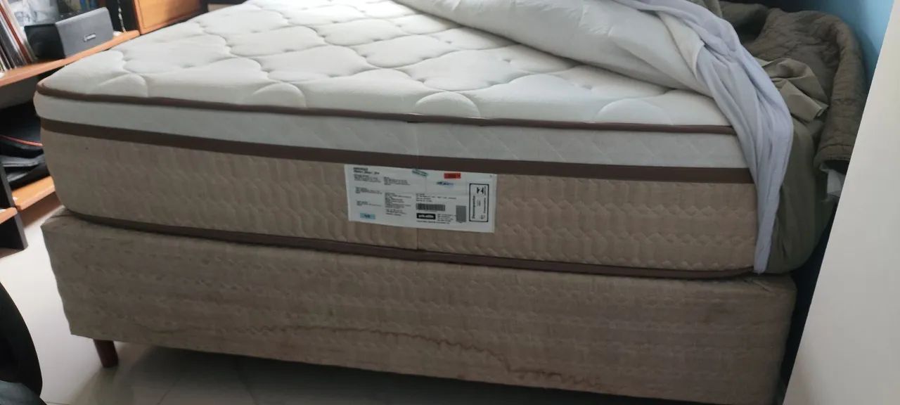 Cama casal box - molas ensacadas - Foto 3