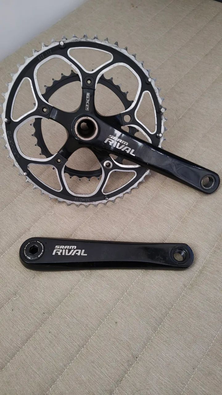 Pé de vela SRAM Rival com 52x34 - Foto 2