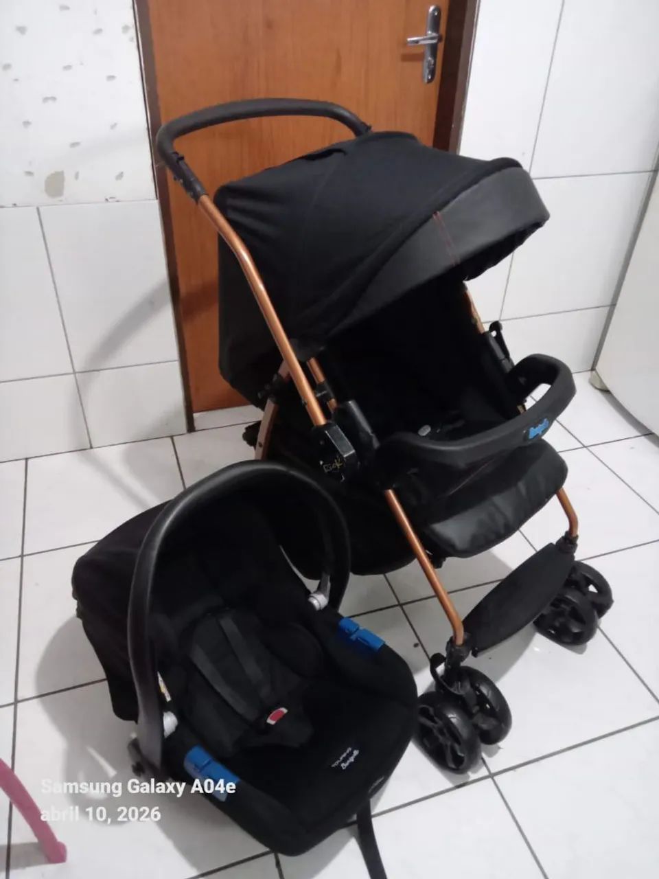 Carrinho de bebê burigotto e bb conforto  - Foto 4