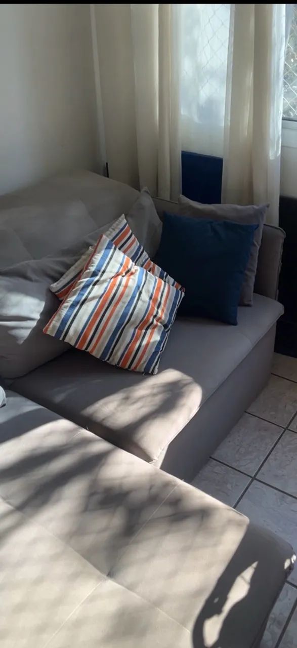 Sofá grande 3 módulos todos com chaise