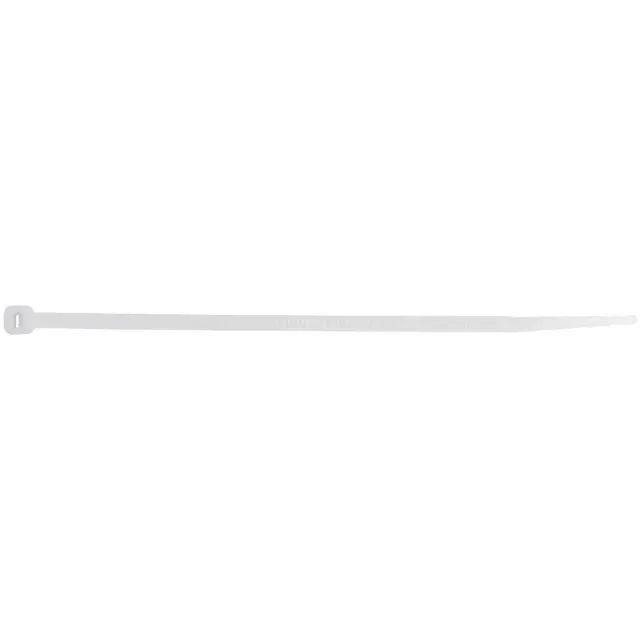 abraçadeira nylon 2,5mm x 200mm branca 100 peças bomvink bom-5501