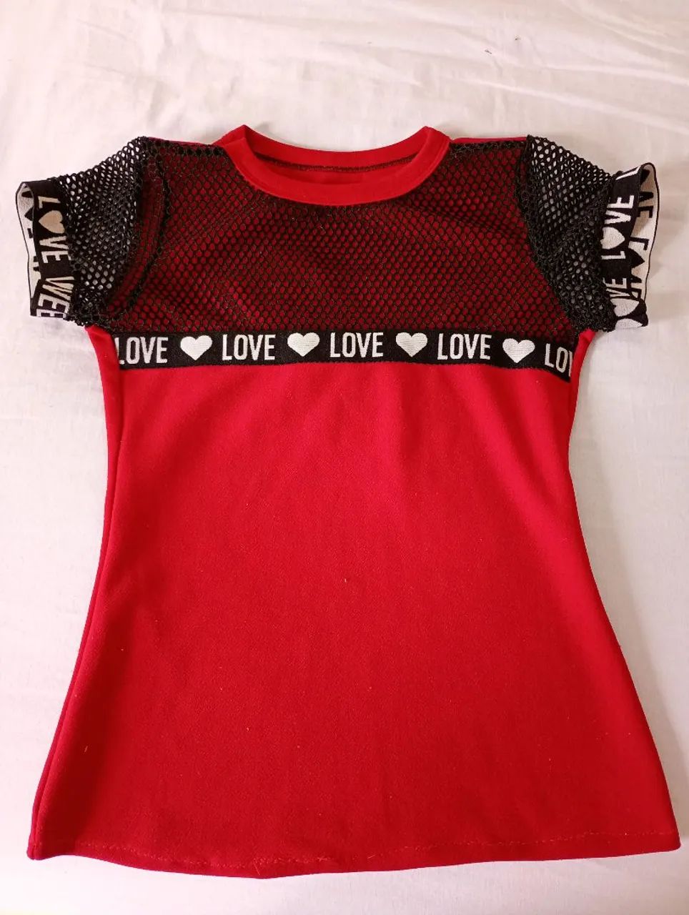 Camiseta Love Vermelha - Foto 2