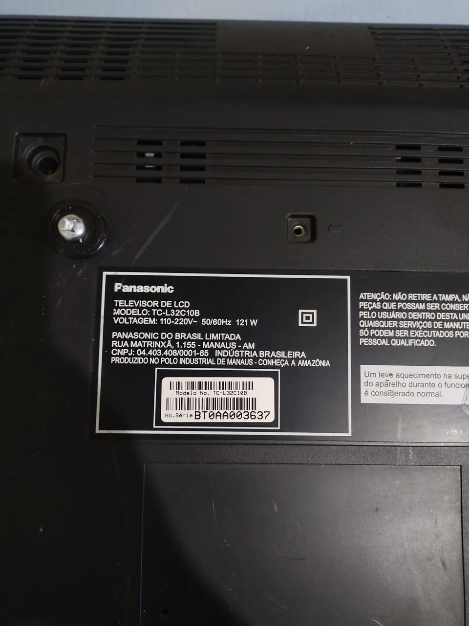 TV LCD PANASONIC 32 POLEGADAS COM CONVERSOR - Foto 3