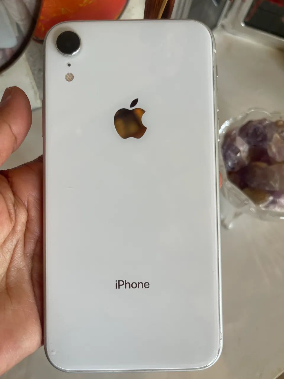 iPhone XR branco único dono 
