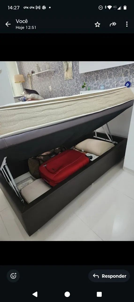 Cama baú solteirão  - Foto 4