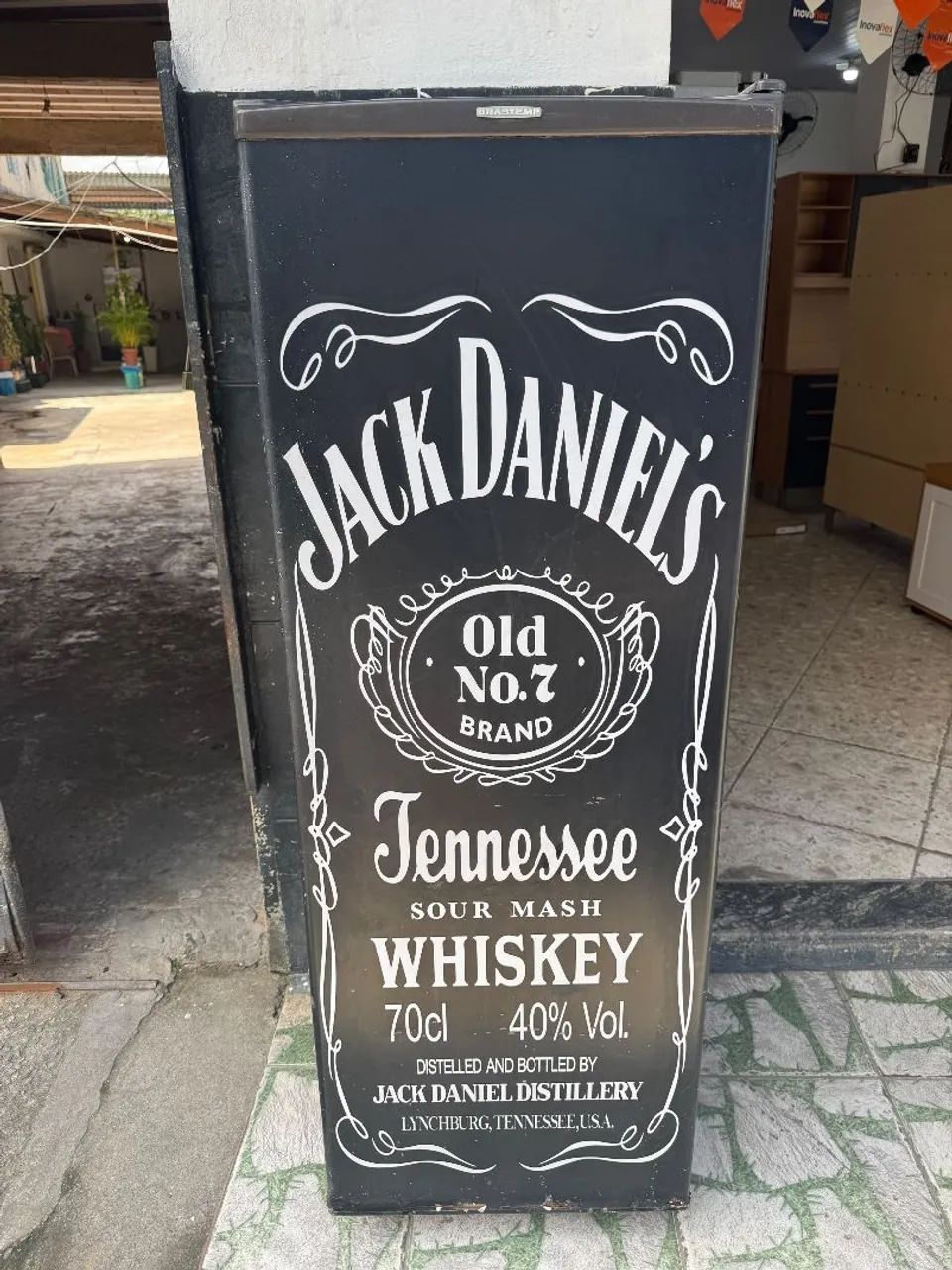 Geladeira do Jack daniel's 