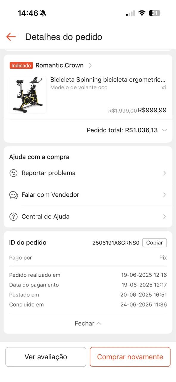 Bicicleta Spinning ergometrica Sport até 120kg - Foto 6