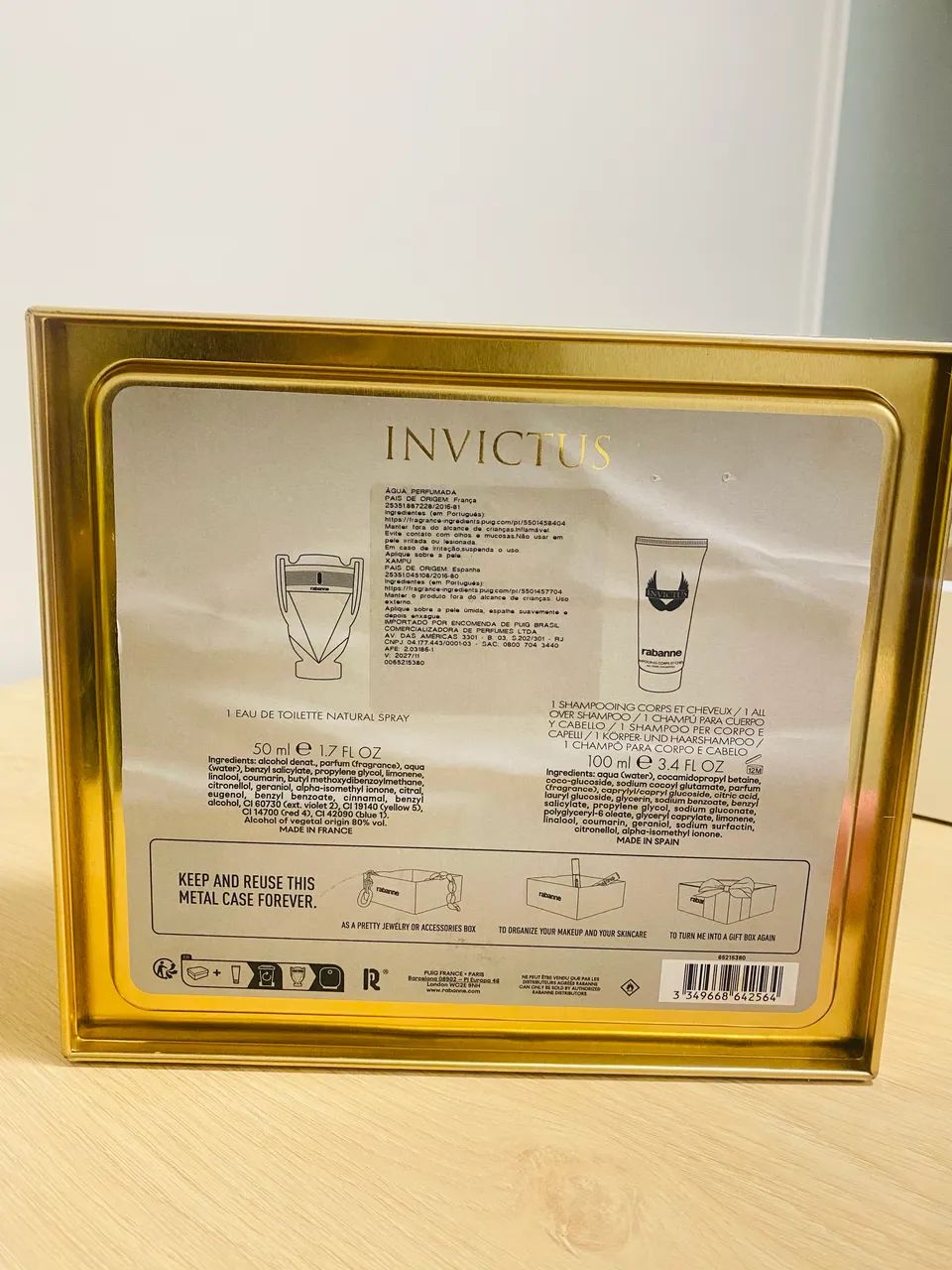 Kit de perfume Invictus - Paco Rabanne - Foto 3