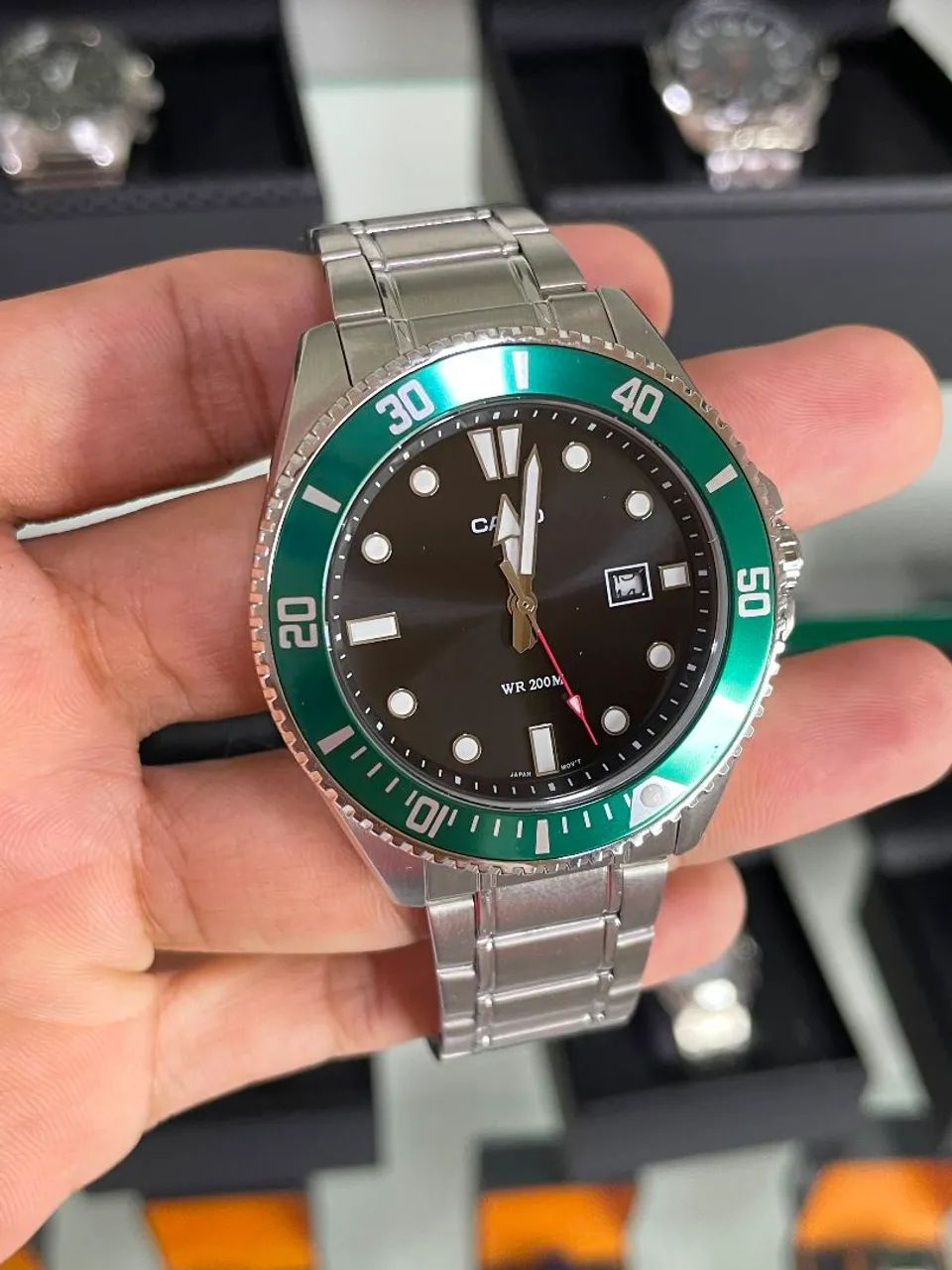 Relógio de pulso Casio Duro com tamanho de 44mm