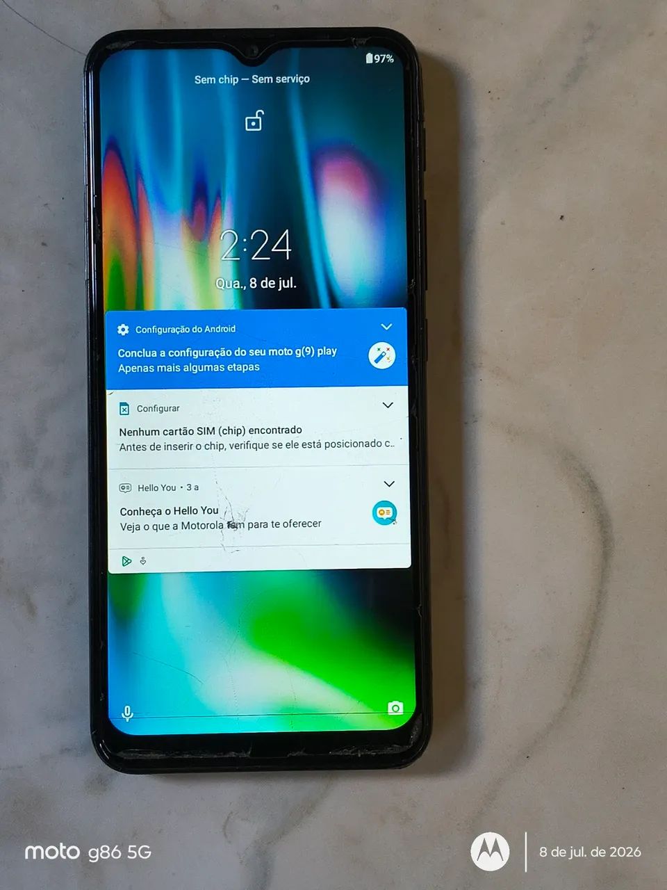 Moto G 9 Play 64 gigas NFC funcionando perfeitamente  - Foto 4