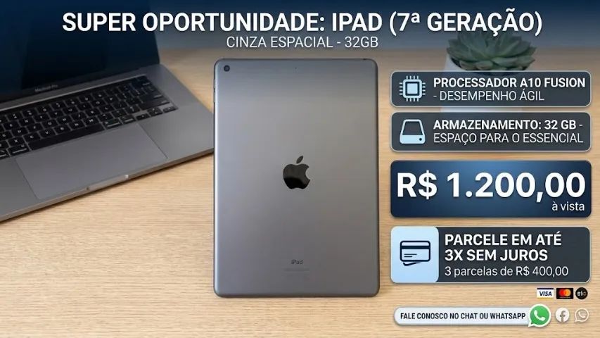 ipad 7º Geração 32gb