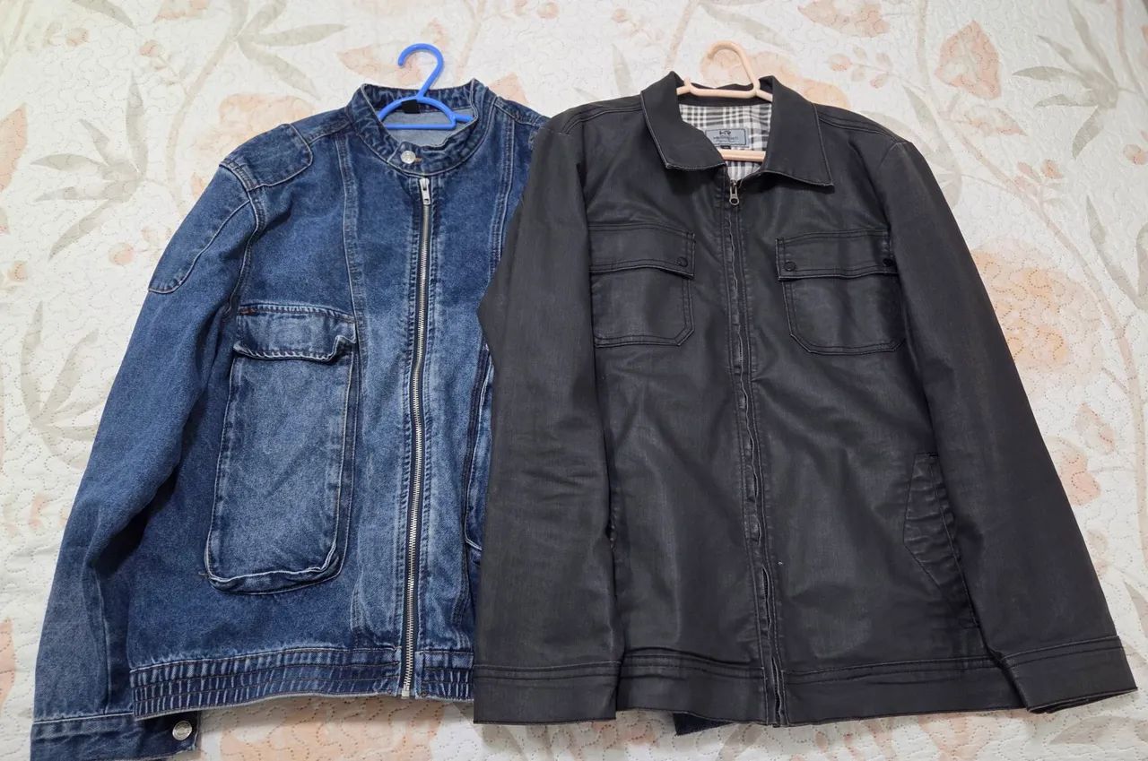 Jaquetas COURO/JEANS 