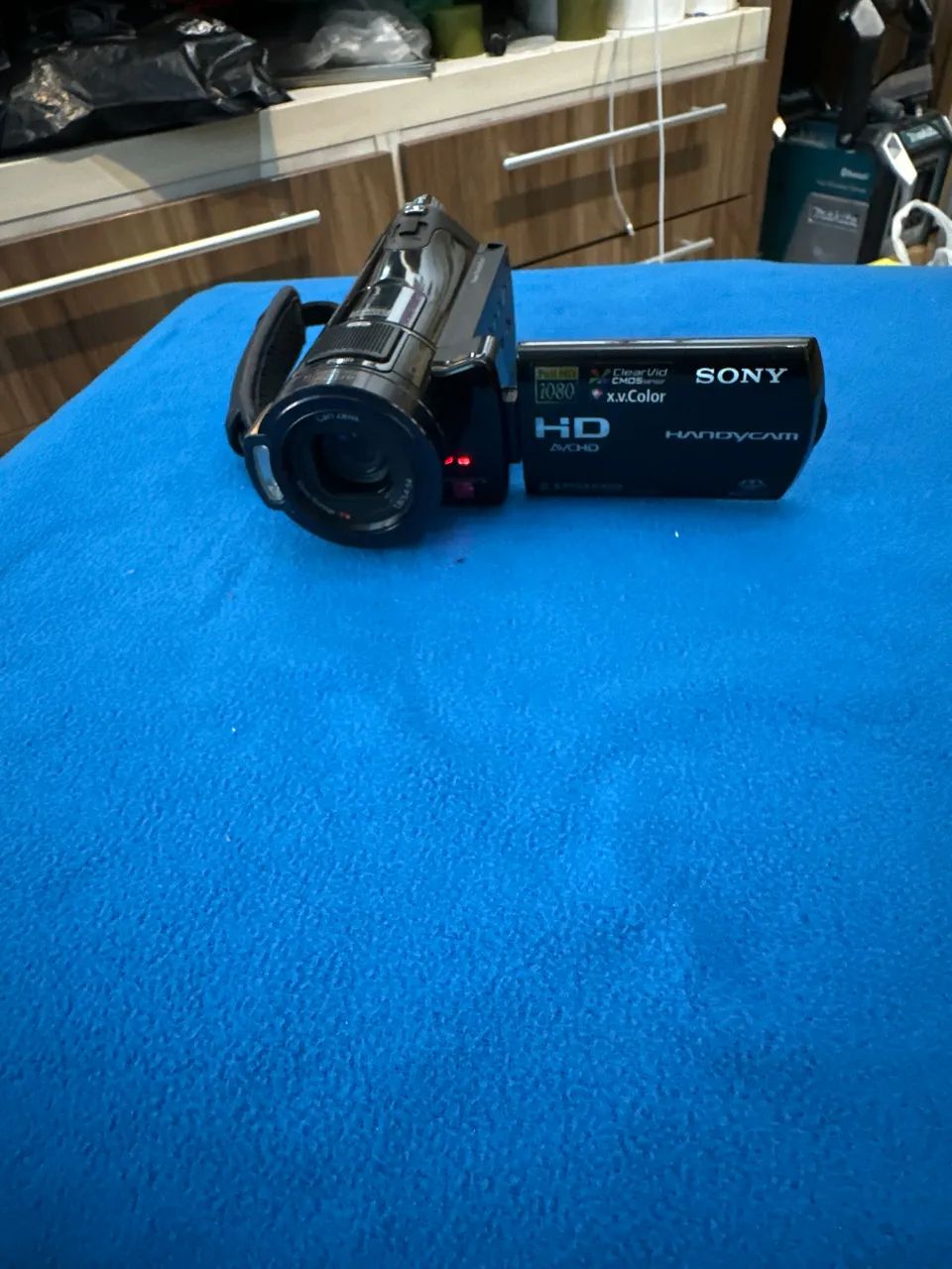 Câmera Sony hdr-cx7 handycam com night shot filmagem noturna muito