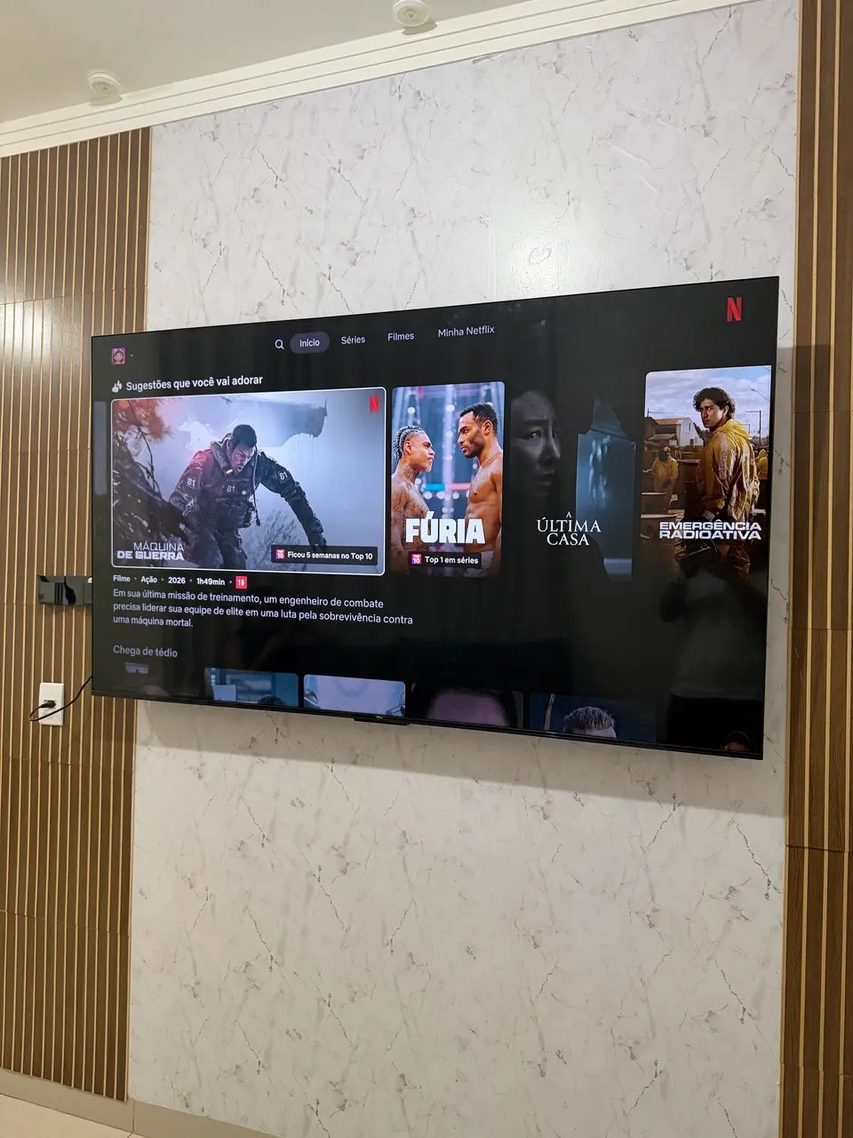 Televisão 75 polegadas 