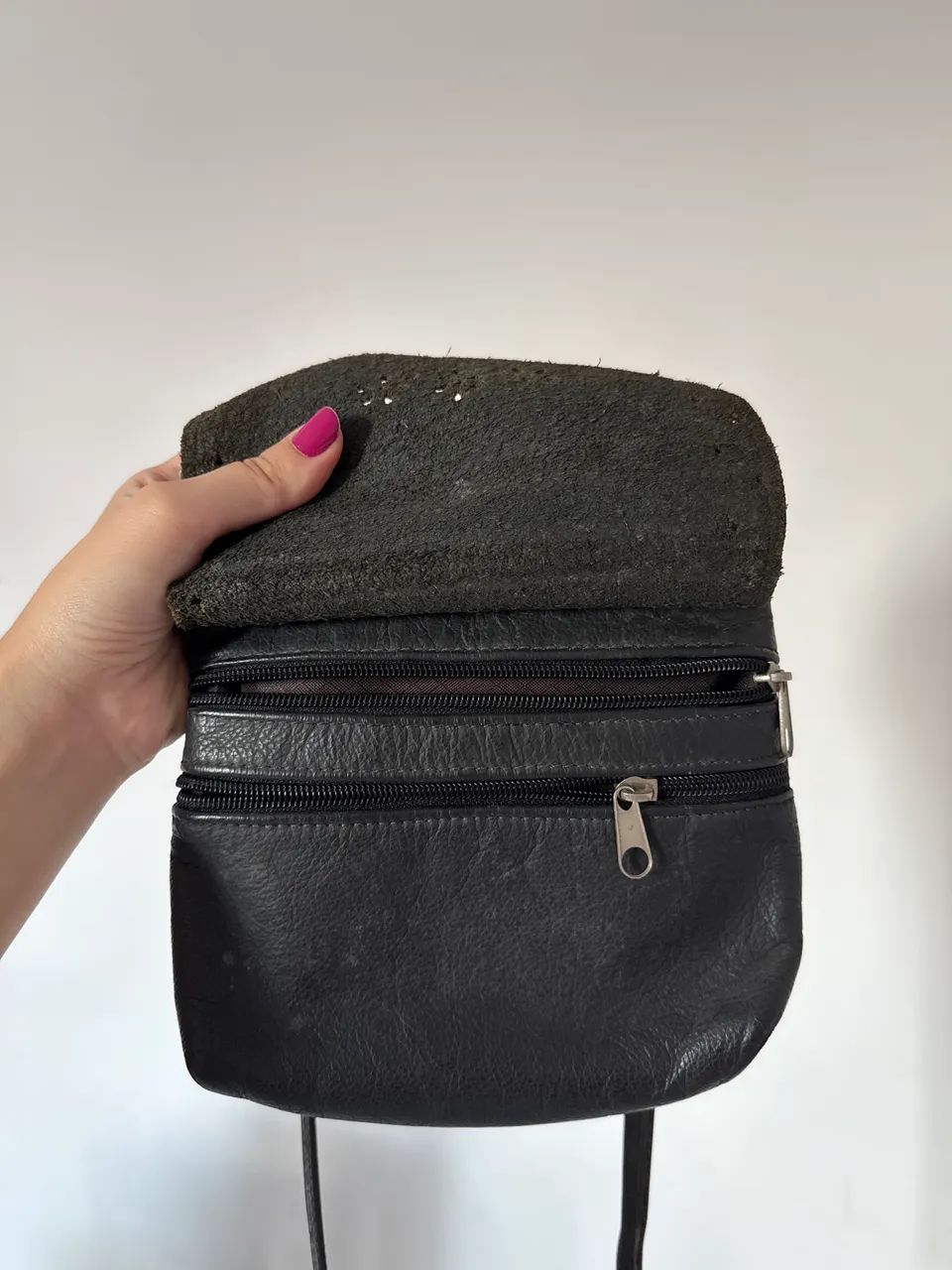 Bolsa Preta Pequena de Rendinha  - Foto 4