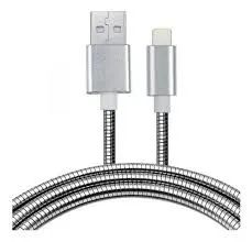 cabo lightning reforçado metalico 1 metro - iphone/ ipad - Foto 2