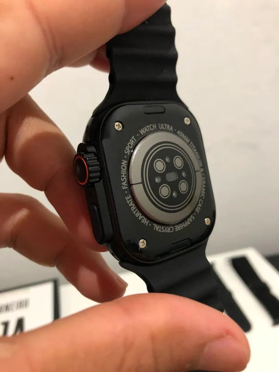 Smartwatch Ultra com 3 Pulseiras e 1 Película de Brinde - Foto 4