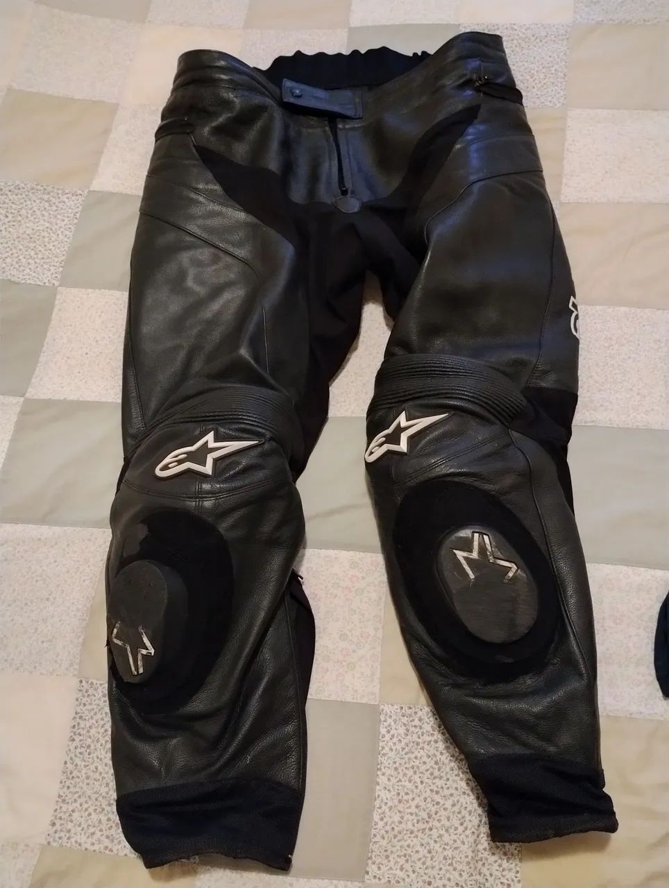 Calça alpinestars couro 