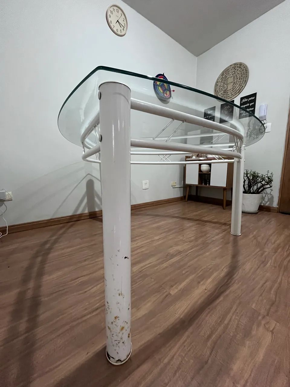 Mesa com tampo de vidro  - Foto 2
