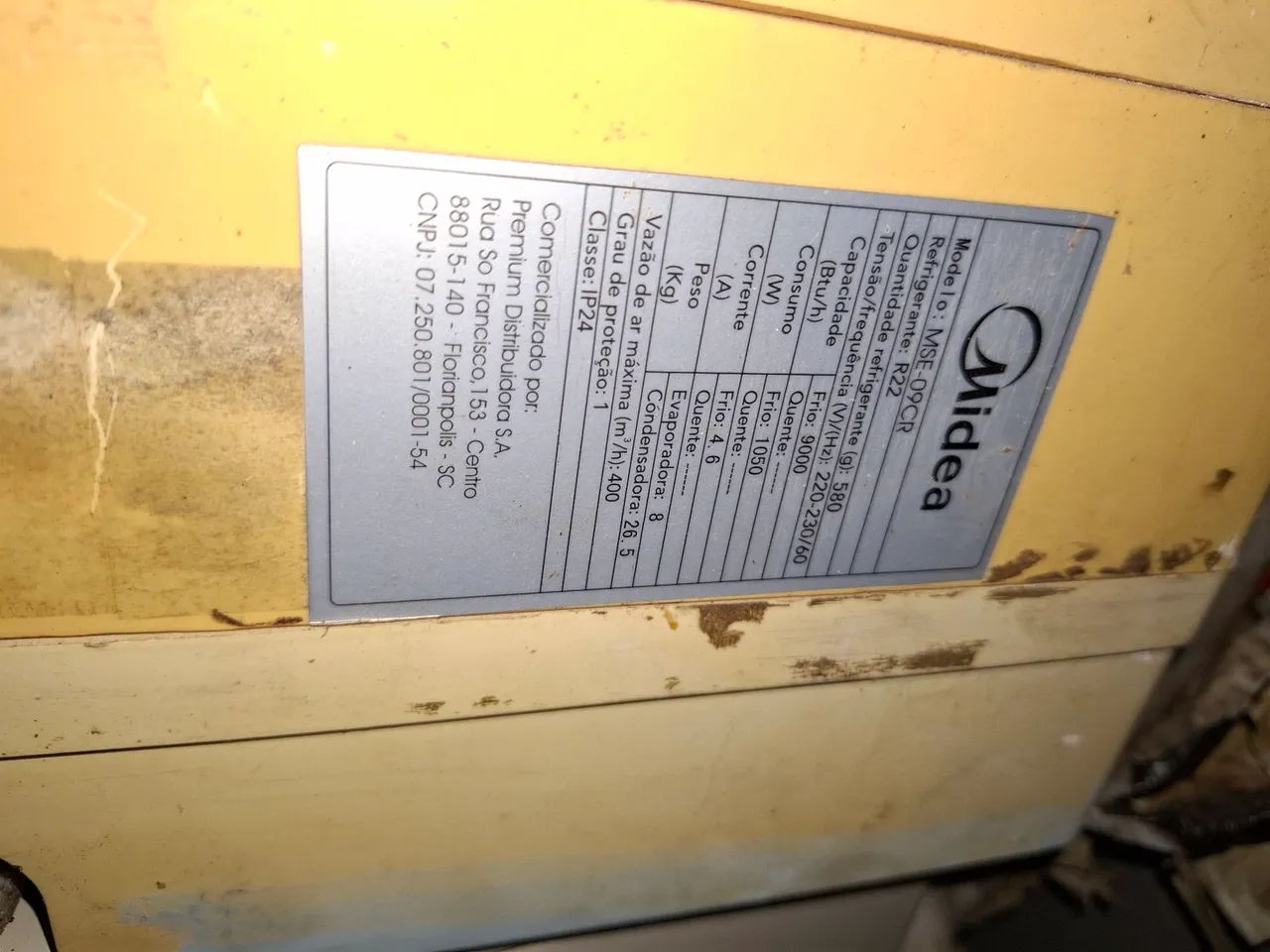 AR CONDICIONADO MIDEA 9000 BTUS - Foto 2