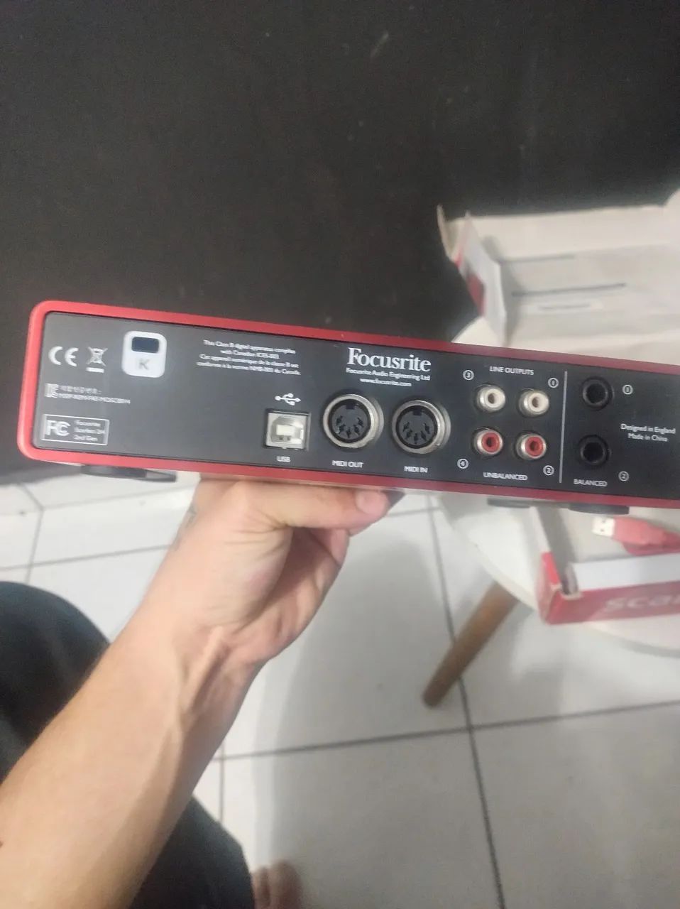 Interface de áudio Focusrite Scarlett 2¡4 - Foto 4