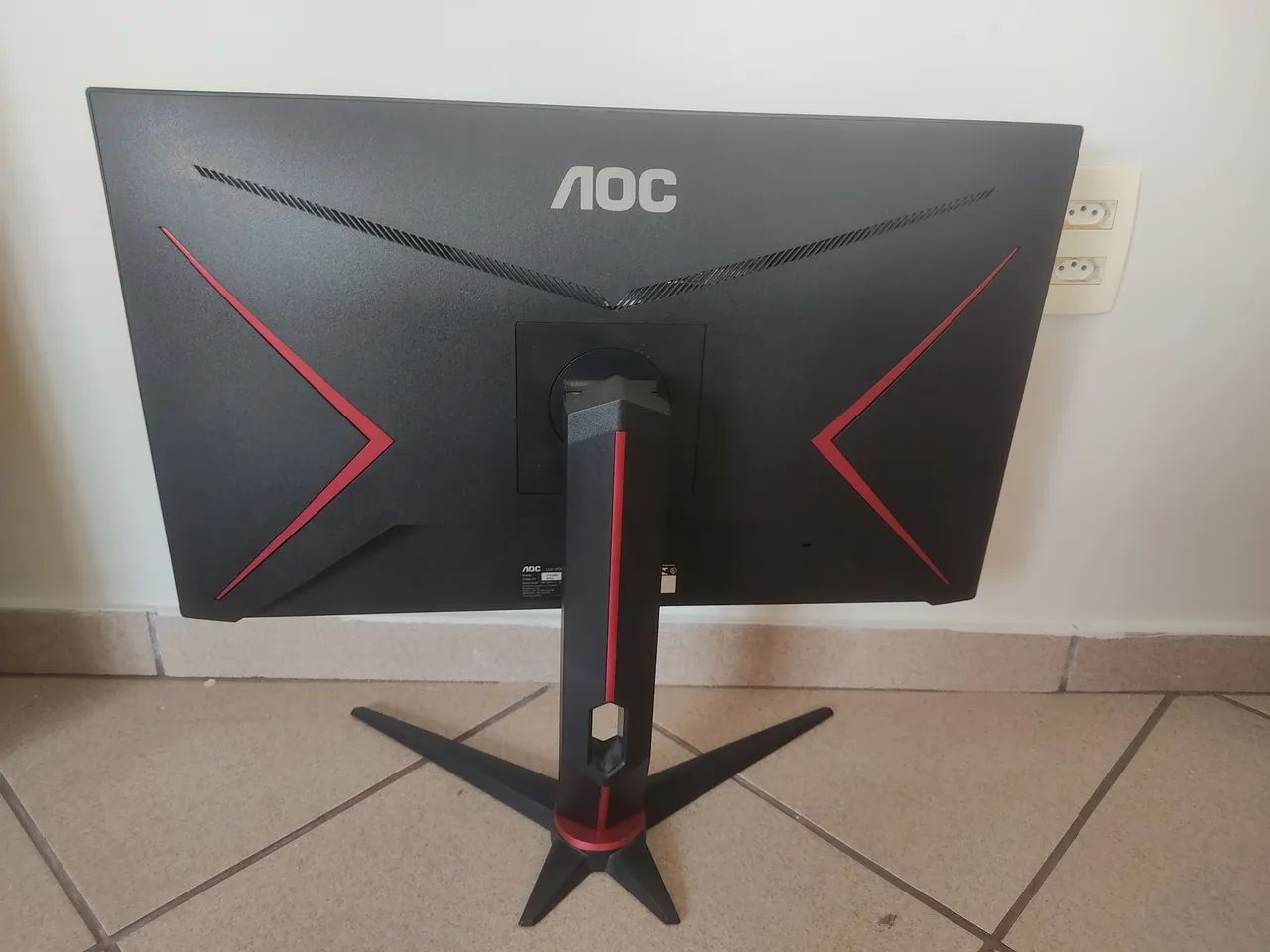 Monitor LCD AOC 27G2/BK para técnicos. Tela com defeito. - Foto 4