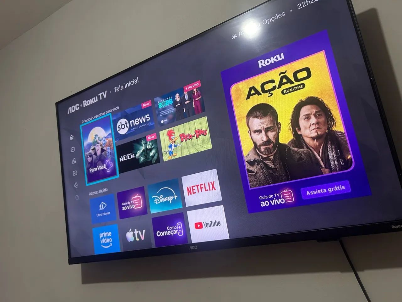 Smart Tv Aoc Roku 43 - Foto 3