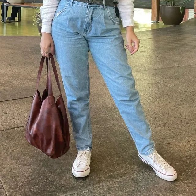 Calça mom brooksfield donna 38 - Foto 3