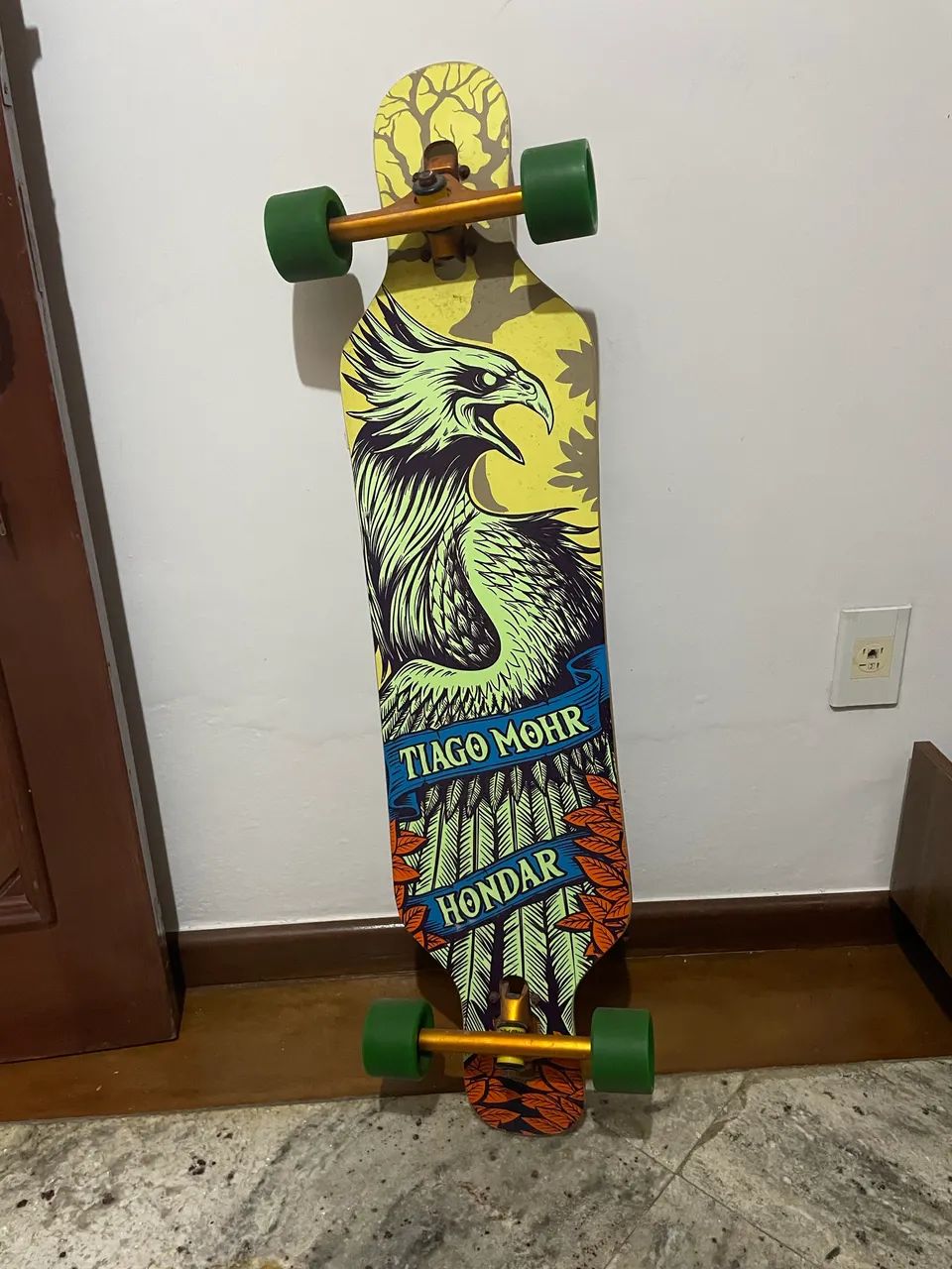 Skate Longboard Freestyle Drop Thru de 40 polegadas da Hondar - Foto 2