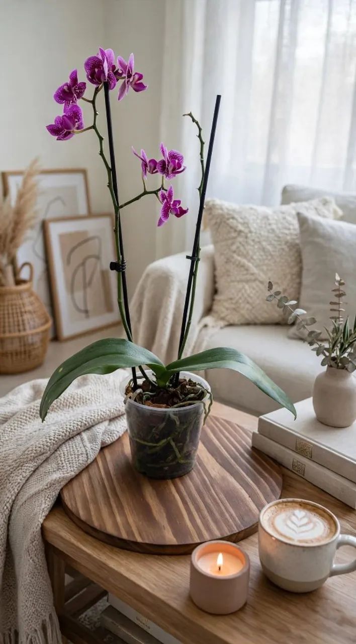 Vaso de orquídeas 
