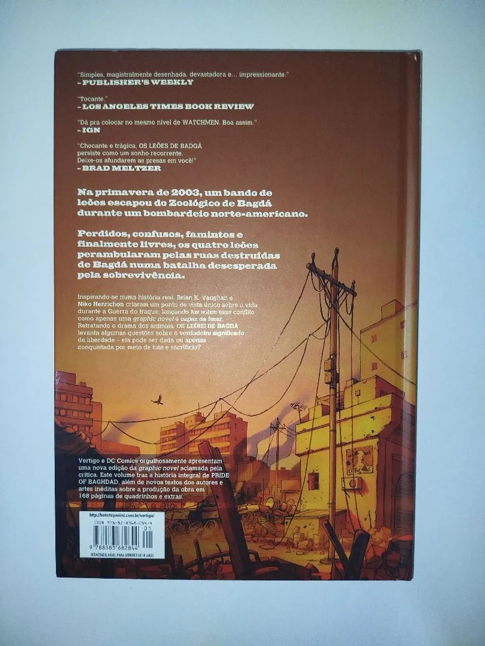 HQ: Os leões de bagdá(EDIÇÃO DE LUXO!) CAPA DURA! - Livros e