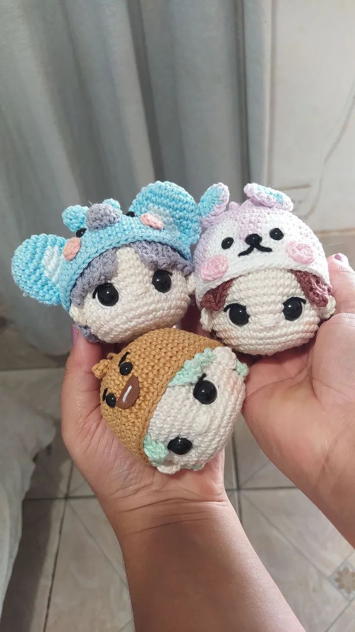 BTS Bt21 Amigurumi/ Crochê  - Foto 2