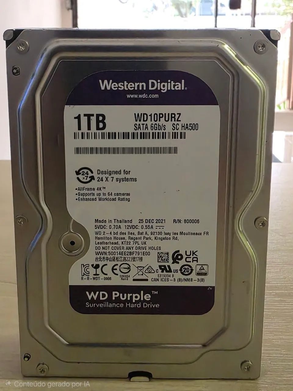 Hd purple 1T