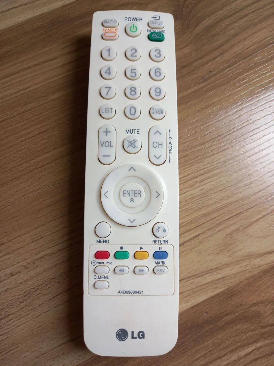 CONTROLE TV LG AKB69680421