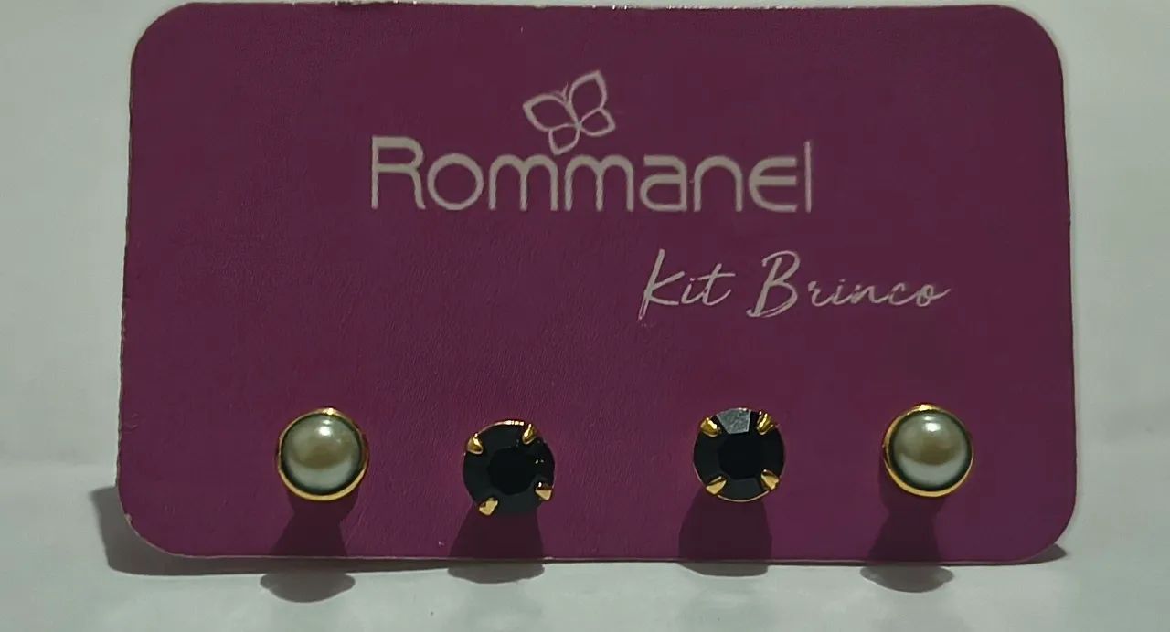 Kit Brinco Rommanel Preto e Branco  - Foto 2