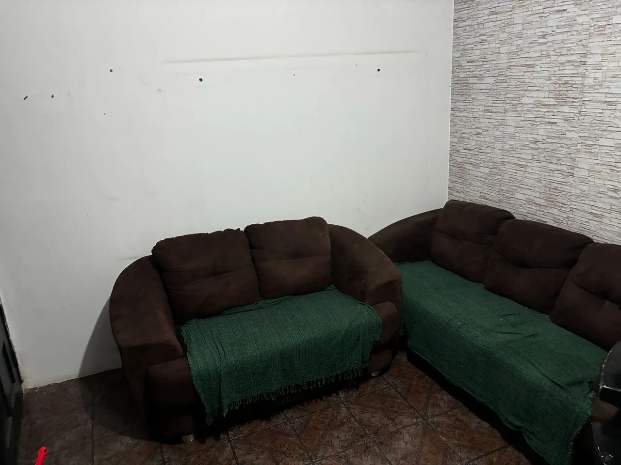 Sofá de canto marrom - ótimo estado de conservação  - Foto 4