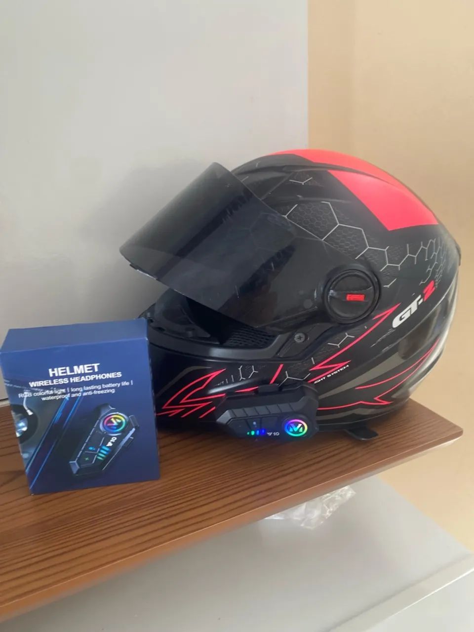 Fone para capacete, intercomunicador para capacete - Foto 4