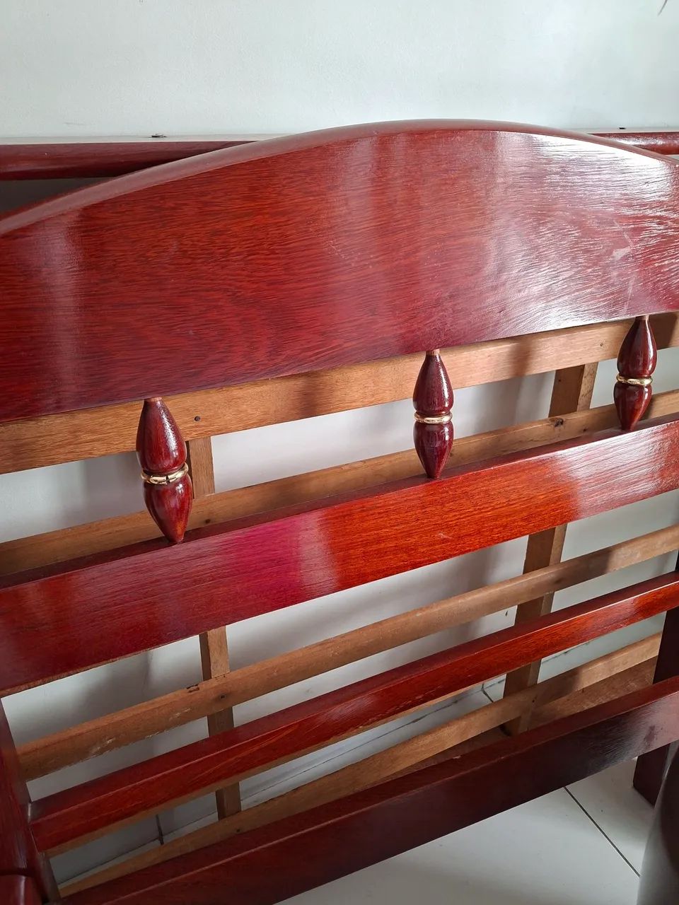 Cama de solteiro de madeira  - Foto 2