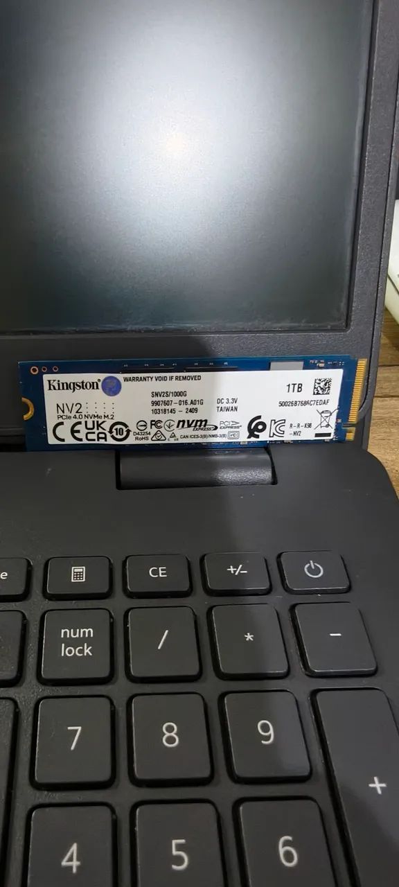 Nvme Kingston 1 terabyte 428513488735447041