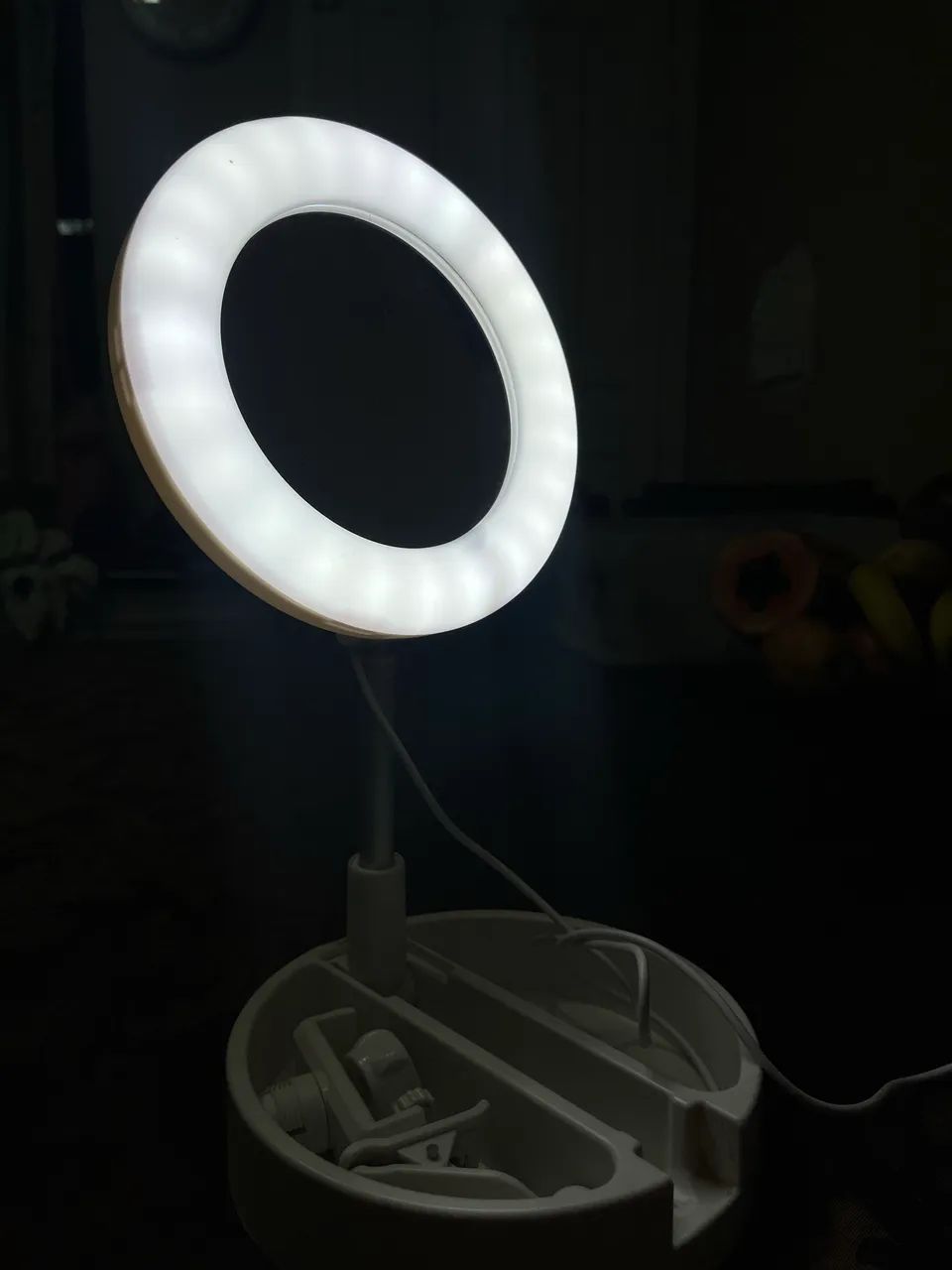Espelho com Luz LED e Base Organizadora - Funciona Perfeitamente - Foto 2