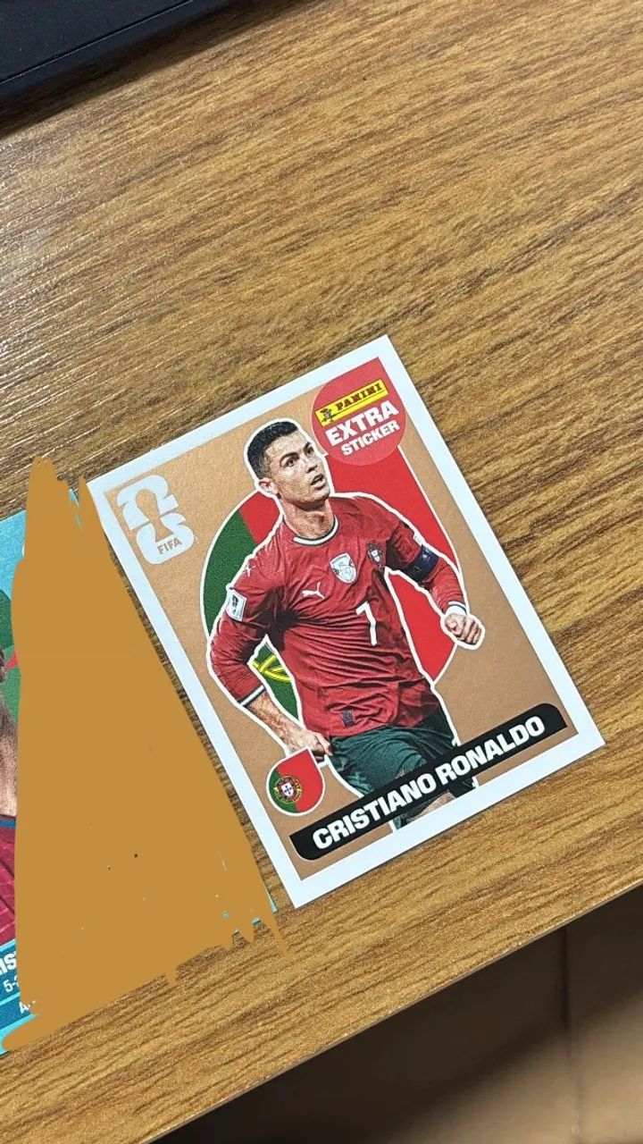 Vendo figurinha Cristiano Ronaldo