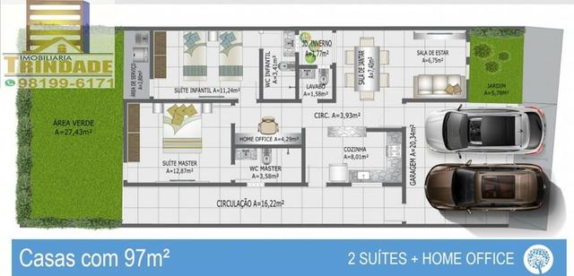 T- Casa Em Condomínio Na Cohama_Próximo Ao Zeus _ 2 e 3 Quartos _ fino Acabamentos - Foto 4