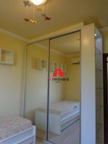 Apartamento com 3 dormitórios para alugar (mobiliado), 124 m² por r$ 3.000/mês - vila ivon - Foto 18