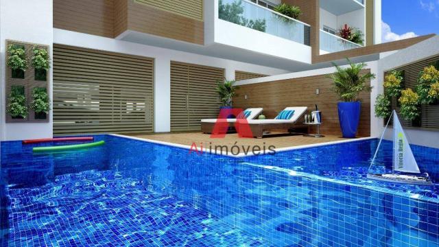 Apartamento com 3 dormitórios à venda, 104 m² por r$ 530.000 - baixa da colina - rio branc - Foto 2