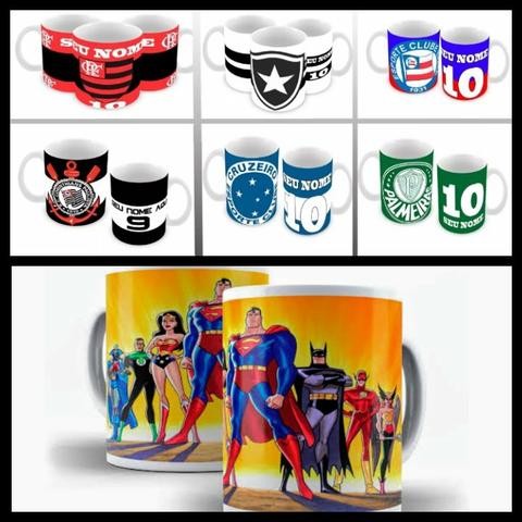 Canecas de porcelana