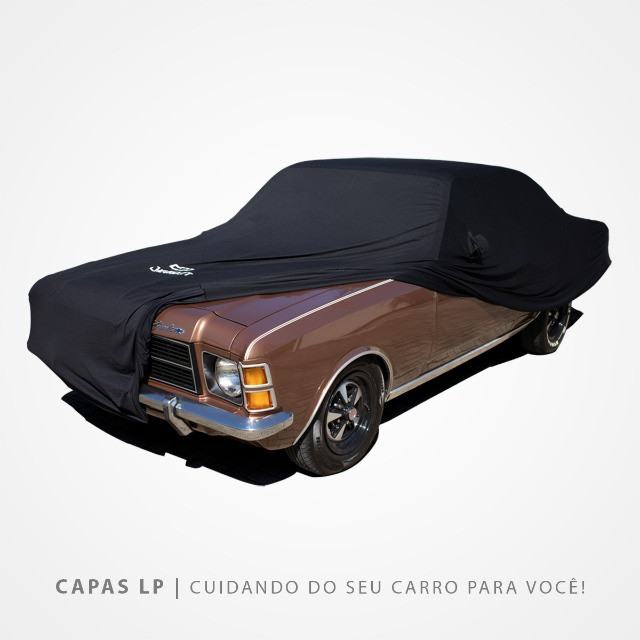 Capa Personalizada Opala Tecido Lycra Helanca Cor Preta cobrir o carro GM Chevrolet