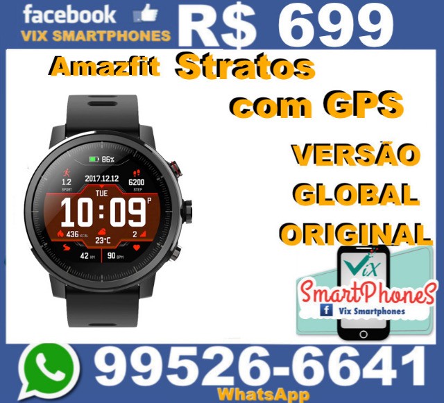 relogio amazfit xiaomi gps
