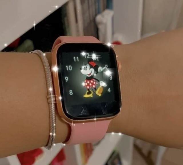 smart watch iwo 8 rose