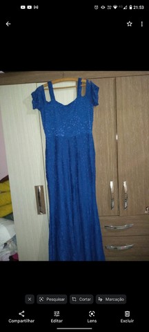 Vestido azul Royal, 