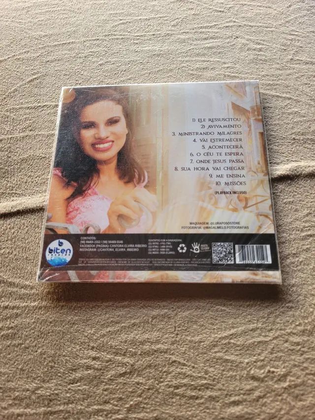 CD lacrado Elvira Ribeiro- Ele ressuscitou